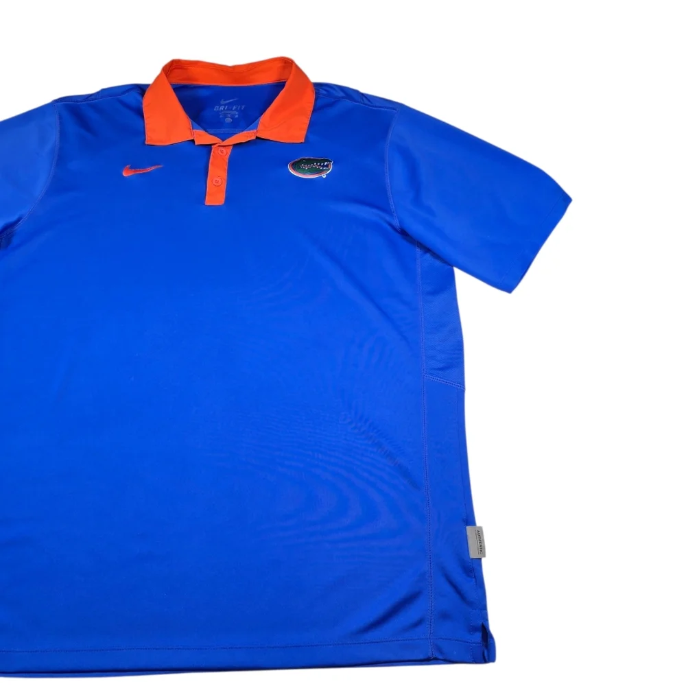 Nike Dri-Fit University Of Florida UF Florida Gators NCAA Performance Polo Sz XL